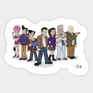 MCM Murderer's Row Toon Sticker